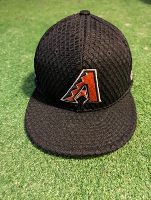 New Era 7 1/8 Arizona Diamondbacks 2017 ASG Fitted Hat Mesh Floral Brim - Image 1 of 4