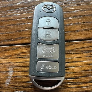 OEM MAZDA 3 CX-3 CX-5 CX-9 keyless entry smart remote fob WAZSKE13D02 + Old Key - Picture 1 of 4