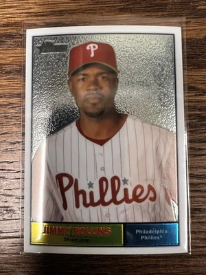 2010 Topps Heritage #C30 Jimmy Rollins Chrome #/1961 - Image 1 of 2