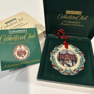 Longaberger Coleccionistas Adorno 1996 Navidad Gran Regalo - Imagen 1 de 6