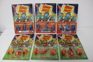 Hasbro Army Ants 1987 conjunto de 6 paquetes sin abrir mortero artillería asalto bazuca + - Imagen 1 de 8