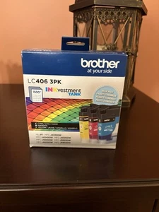 Brother colored ink LC406 3pk - Photo 1/4