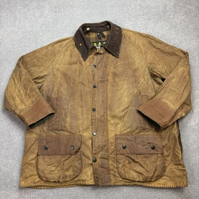 Chaqueta Barbour Adulto 2XL XXL Marrón Beaufort Cera Caza Campo Forrada Hombres Foto 1 de 4