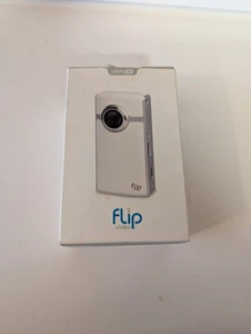 Flip Videokamera U260W 4GB Camcorder weiß mit Karton - Bild 1 von 13