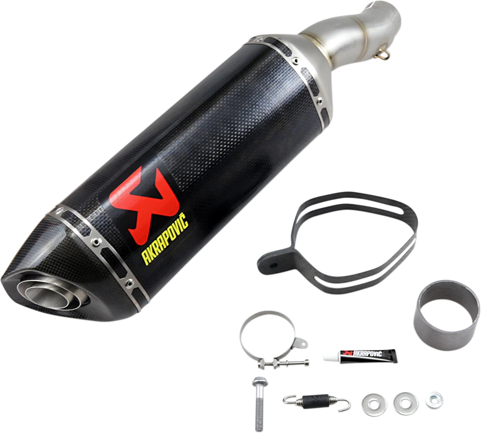 2009-2019 KAWASAKI NINJA ZX-6R EXHAUST Akrapovic Slip-On Muffler S-K6SO7-ZC Foto 1 de 1
