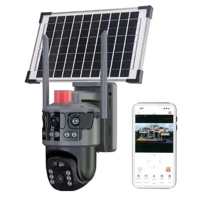 CT1146 - 4G 4MP WIRELESS BATTERY IP CAMERA WITH SOLAR PANEL - Image 1 of 2