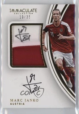 2017 Panini Immaculate Premium Patch Auto /35 Marc Janko #PP-MJ Patch Auto - Image 1 of 2