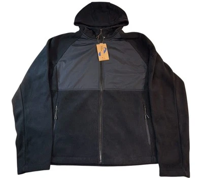 Sudadera con capucha ASICS para hombre tejida polar negra cremallera completa FZ NUEVA CON ETIQUETAS mediana US$ 75,00  Foto 1 de 4