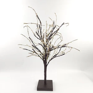 Árbol de bayas de pipa otoñal iluminado de 24" por Valerie White Pips decoración navideña - Imagen 1 de 8