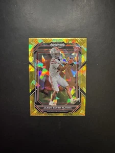 Selecciones del draft de Panini Prizm 2023 - Jaxon Smith-Njigba #135 Gold Ice Prizm (RC) - Imagen 1 de 2