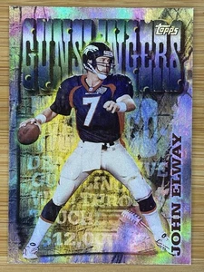 1998 Topps Chrome John Elway GUNSLINGERS Refractor #30 Broncos - Picture 1 of 2