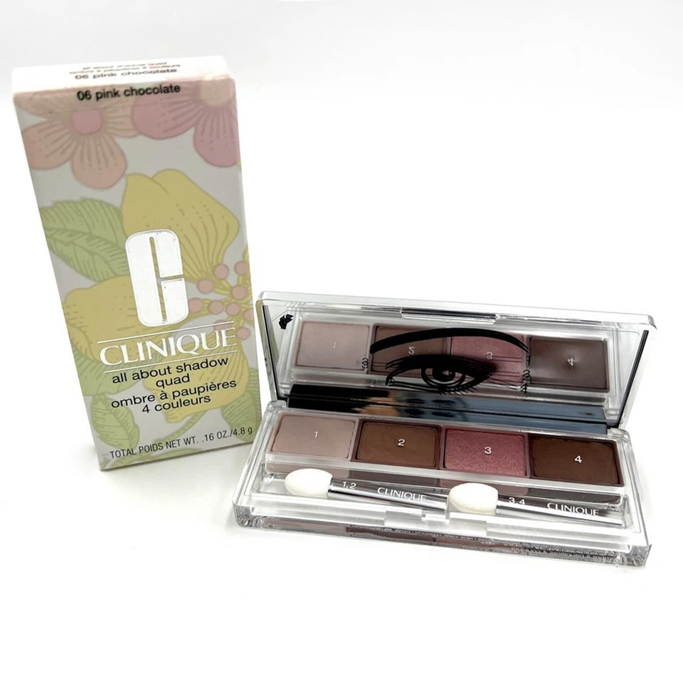 Clinique All About Shadow Quad 06 CHOCOLATE ROSA - Talla 0,16 OZ / 4,8 g Foto 1 de 1