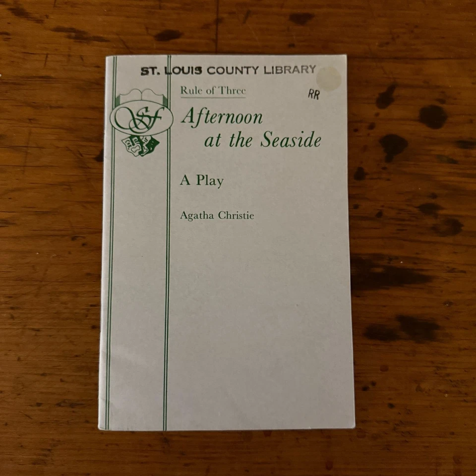 Agatha Christie Rule Of Three Afternoon At The Seaside The Patient The Rats - Image 1 of 4