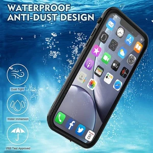 Case for Apple iPhone XR IP68 Waterproof Shockproof Heavy Duty Full Sealed Cover - Picture 1 of 10