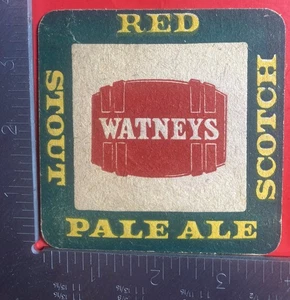 Sottobicchiere da birra quadrato Watneys Red Revolution 3,5 pollici - Foto 1 di 2