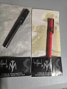 Michael Jackson Original Bravado Set of 2 Magnetic Notepads + Pen Sealed - Picture 1 of 5