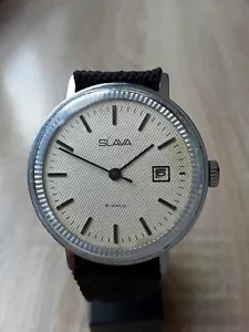 Vintage Slava Mehanical ussr men's watch Soviet 21 jewels - Picture 1 of 12