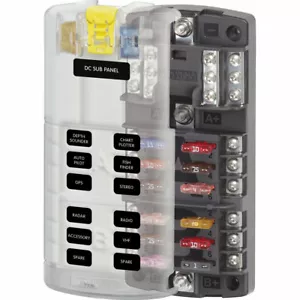 Blue Sea 5032 ST-Blade Split Bus Fuse Block - Picture 1 of 1
