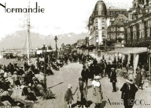 CP - Normandie - Années 1900 - Promenade du dimanche sur les quais - Picture 1 of 1