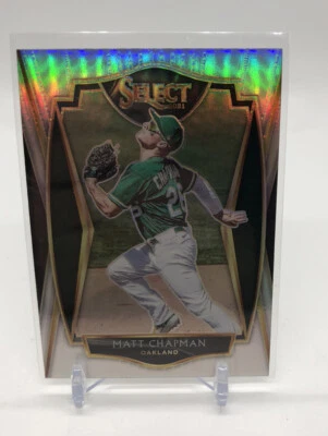 2021 Select Matt Chapman Silver Prizm #194 - Image 1 of 2