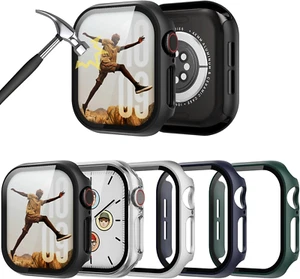 5-Pack for Apple Watch Series 10 Case with Screen Protector 46Mm, Hard PC Ultra - Picture 1 of 12
