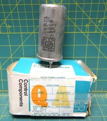 AMF Potter & Brumfield JM4-110-41 Electromagnetic Relay 5945-00-147-7585 w/ Box - Image 1 of 4
