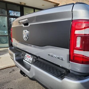 Fits 2019-2024 2500/3500 Ram Limited Tailgate Blackout Vinyl Sticker Decal - Picture 1 of 6