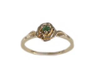 Antiguo Anillo Alejandrita Siglo XIX + Oro 14kt Siberiano Genuino Natural Cambio de Color - Imagen 1 de 10