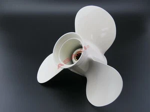 For YAMAHA Outboard 20/25/30 HP Propeller Hélice 664-45945-00-EL 9 7/8X10 1/2 - Picture 1 of 2