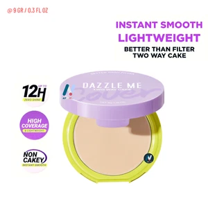 DAZZLE ME Two Way Cake Perfect Blurring Powder Foundation Matte High Coverage 9g - Picture 1 of 35
