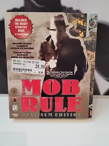 PC Computer MOB RULE Platinum Edition BIG BOX Windows CD-ROM - Picture 1 of 6