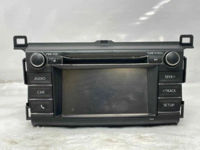 Toyota Rav4 2016-2018 receptor de radio AM FM con pantalla de visualización OEM Foto 1 de 4