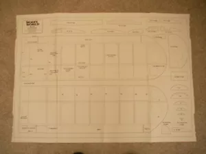 RC Model World Plans of the Ryan's Daughter a low wing sports model 52" wingspan - Picture 1 of 2