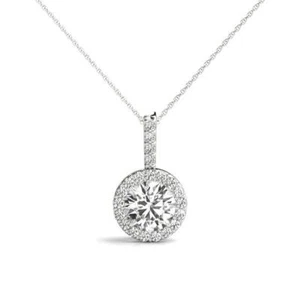 Collar 'Halo' de diamantes de oro de 14kt - diámetro 40ct - Imagen 1 de 3