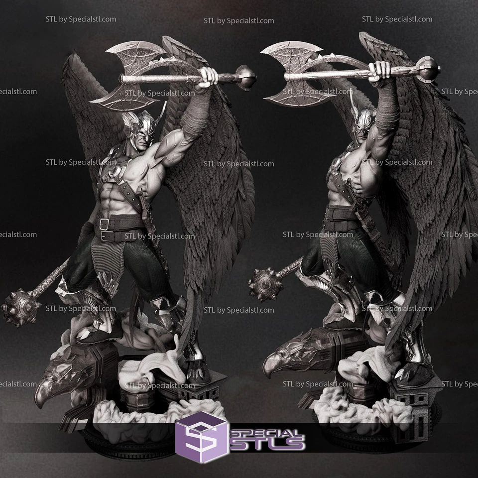 Kit modelo estatua escultura resina triunfante Hawkman sin pintar/sin montar Foto 1 de 1