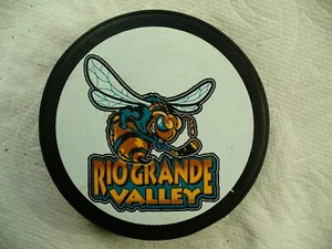 CHL Rio Grande Valley Killer Bees Team Logo Official Hockey Puck Collect Pucks - Picture 1 of 2