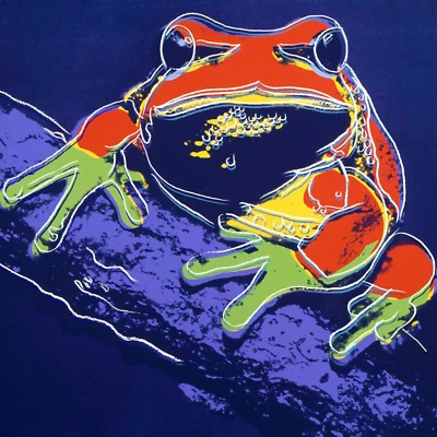 New Andy Warhol Pine Barrens Tree Frog Endangered Species Collection - Image 1 of 3