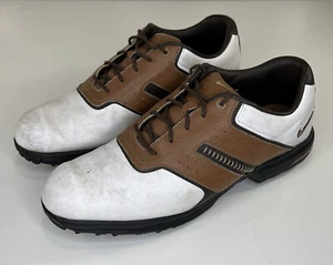 Nike Air Tour Saddle Golfschuhe Stollen weiß und braun Herren Größe 11 weiche Spikes - Bild 1 von 16