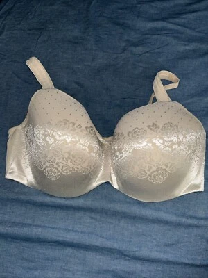 Sujetador Soma 40G Beige Floral Lunares Impresionante Soporte Balconette UW Se muestra Foto 1 de 3