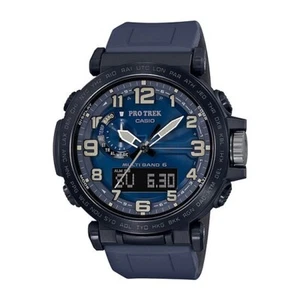 Casio Pro Trek Men's Blue Resin Band Altimeter Thermometer Watch 51MM PRW6600Y-2 - Picture 1 of 3