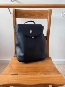 Schöner klassischer Rucksack, Tommy Hilfiger, blau, wie neu - Bild 1 von 11