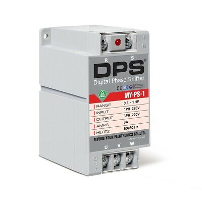 1 Phase To 3 Phase Converter, Suitable For 0.5HP(0.4KW) 1.5 Amp 200-240V Motor • 88£