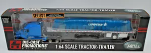 2006 Ertl Druckgussspielzeug 1/64 LANDSTAR LKW Traktor Anhänger DCP Serie II Metall - Bild 1 von 4