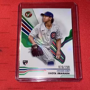 Shota Imanaga 2024 Topps refractor verde prístino/150 RC Cubs - Imagen 1 de 4