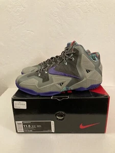 Nike Lebron 11 XI Mens Size 11.5 Terracotta Warrior Grey Purple 616175-005 - Picture 1 of 12