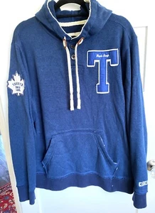 CCM Pro OK'd Men's Blue Toronto Maple Leafs Hoodie Hockey Athletic Equipment L - Picture 1 of 8