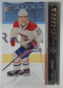 2021-22 Upper Deck Young Guns Clear Cut Cole Caufield Rookie #201 Montreal