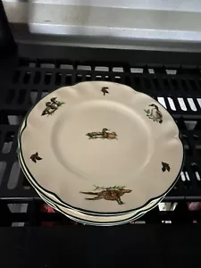 4 Johnson Brothers Brookshire Salad Plates Ducks Game Birds - Picture 1 of 4