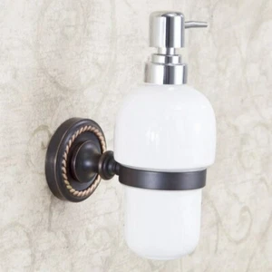 Kitchen Bathroom Wall Mounted Oil Rubbed Bronze Shower Gel / Soap Dispens fba218 - Picture 1 of 6