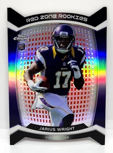JARIUS WRIGHT ~ 2012 TOPPS CHROME / RED ZONE ROOKIES REFRACTORS #RZDC-35 VIKINGS - Picture 1 of 2